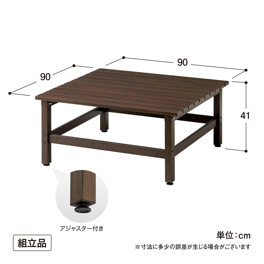 美WOOD デッキ 90×90_寸法