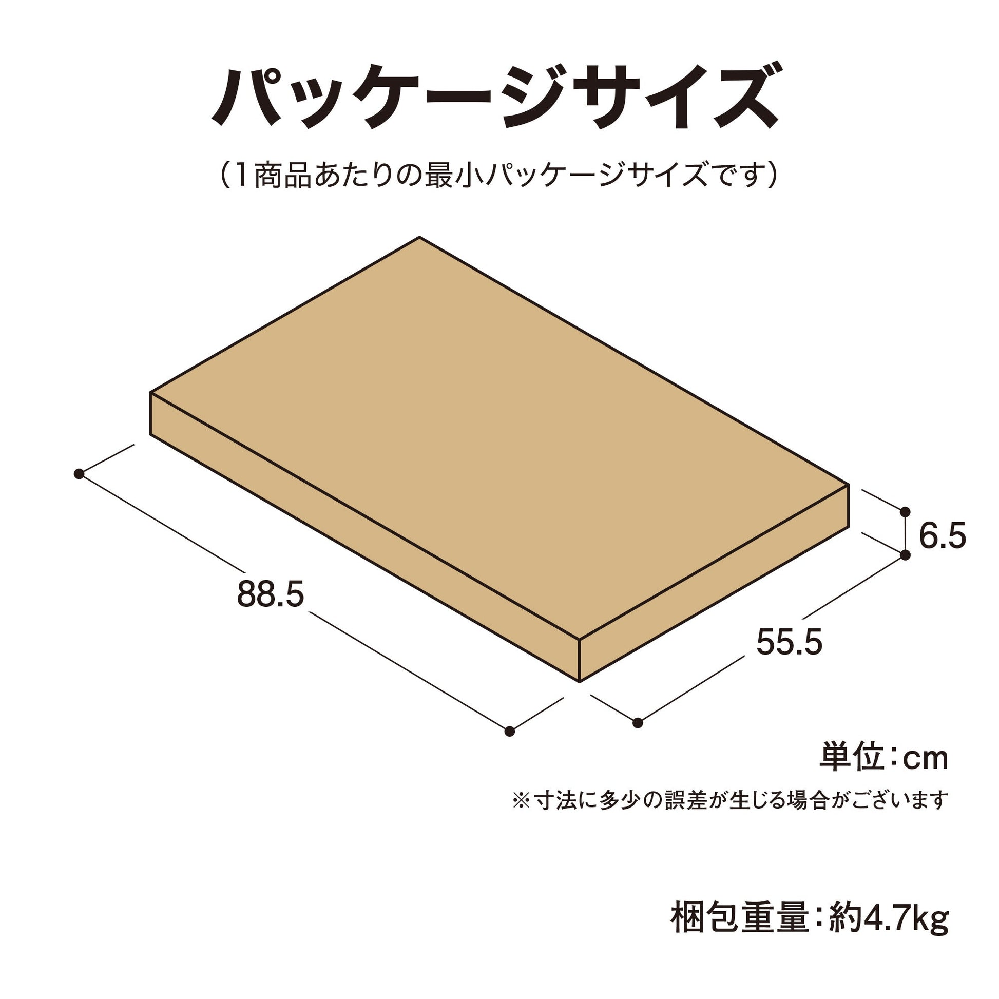 パンタグラック S_パッケージサイズ