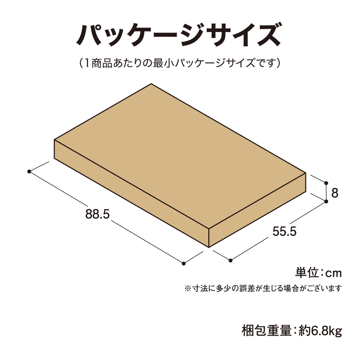 パンタグラックハウス L_パッケージサイズ