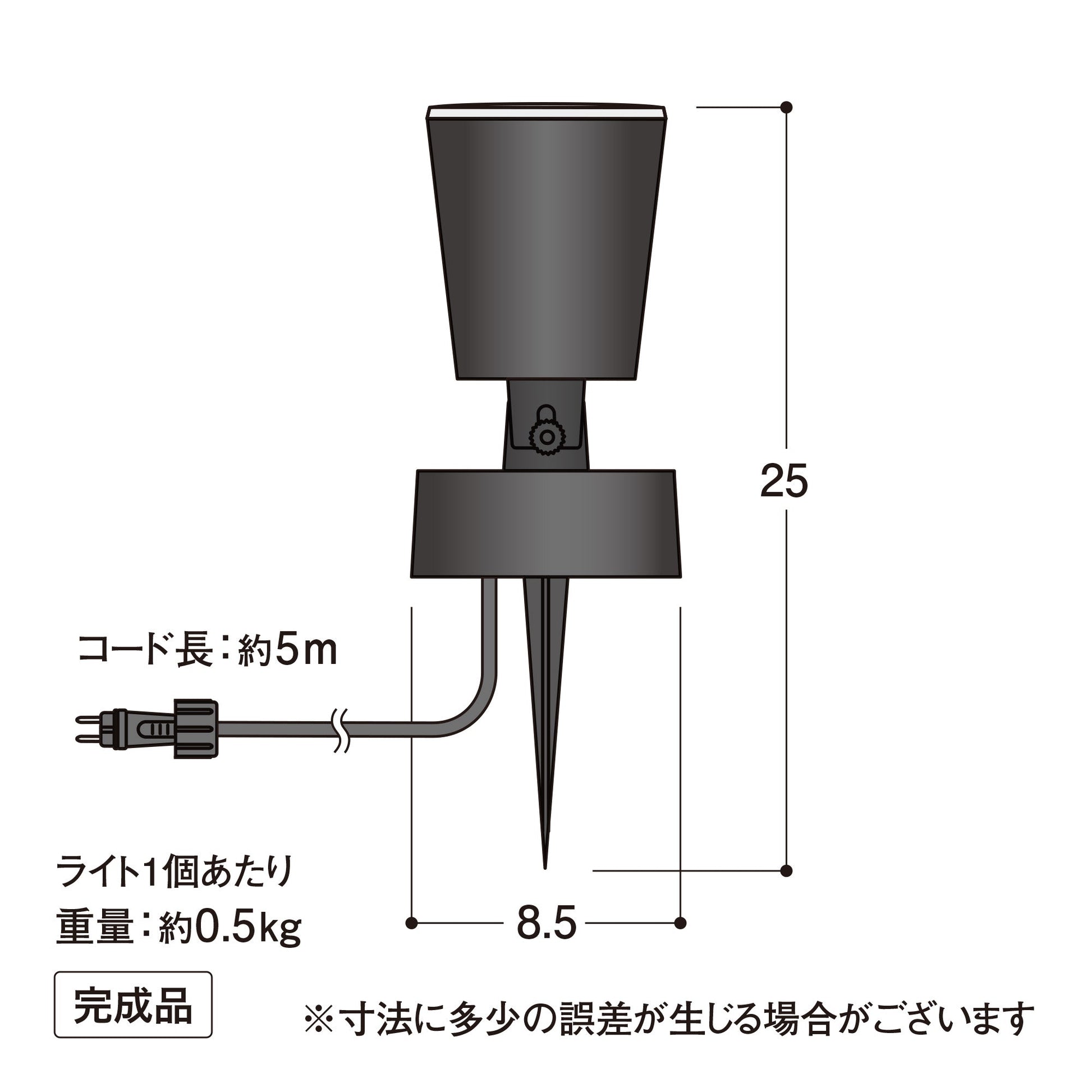 ひかりノベーション 木のひかり 基本セット_寸法