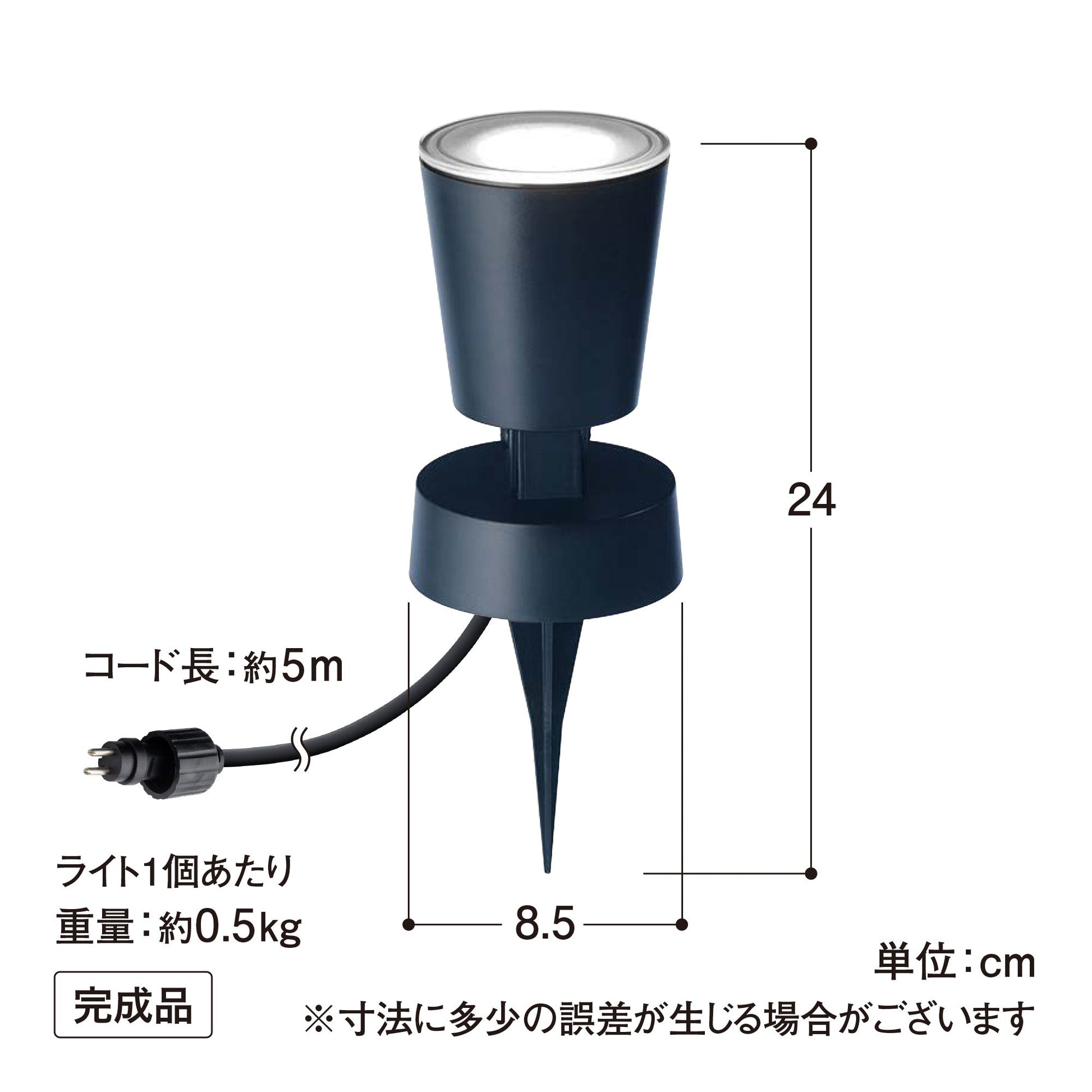 ひかりノベーション 壁のひかり 基本セット_寸法